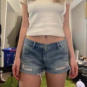Pacsun Low Rise Denim Shorts